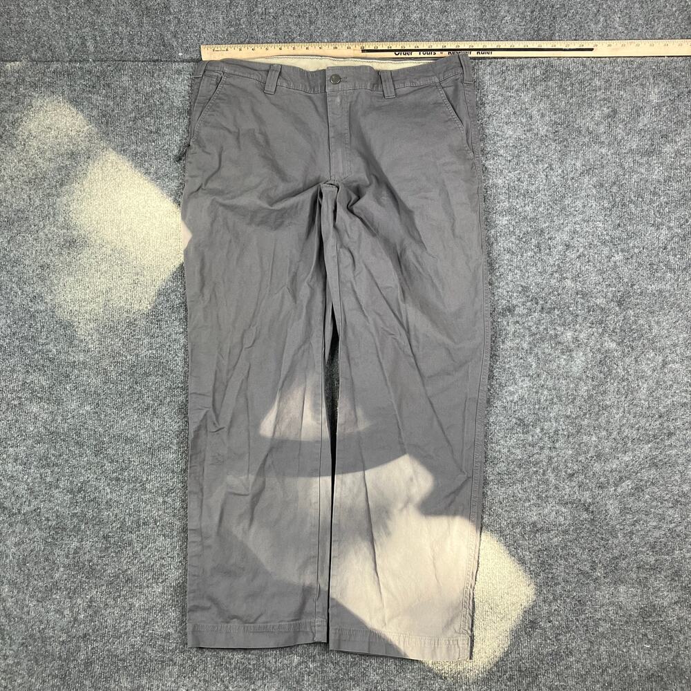 Columbia Pants Mens Size 40x32 Gray Casual Flat Front Chino Outdoor Lightweight